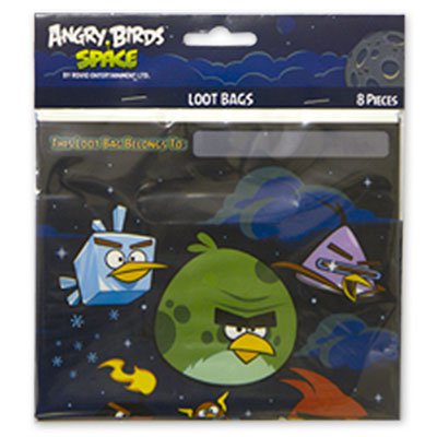 Пакеты для сувениров Angry Birds, 8 штук