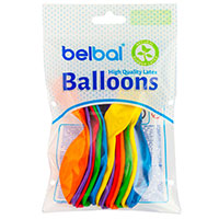 Шарики 32см, металлик ассорти, 12 штук