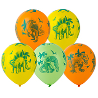 Шары 30см Динозавры, Веселая Затея