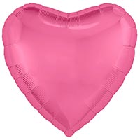 Шар сердце 45см Металлик PinkPeony
