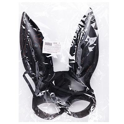 Маски Маска Кролик черный пластик/G