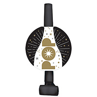 Язык-гудок HNY POP вылетающ конфетти 8шт