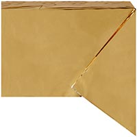 Золотая Скатерть блестящая золотая 137х182 см 1502-4694