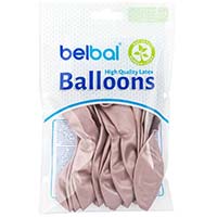 Розовая Шарики 32см Хром светло-розового 12шт 1102-3023
