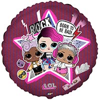 Шарик 45см Куклы ЛОЛ LOL Диско