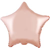 Шар Звезда 45см Металлик Rose Gold