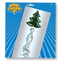 Елка со спиралью зел/сер 65 см