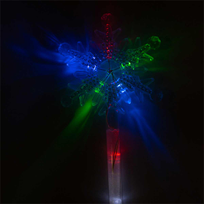 Светящиеся сувениры Палочка волшебная светящаяся Снежинка