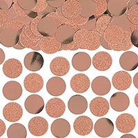 Конфетти Круги розов золото блеск 64гр/