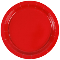 Красная Тарелка красная 17см 6шт 1502-6067