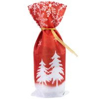 Новый год Украшение для бутылки Гномы (текстиль) 1501-7040