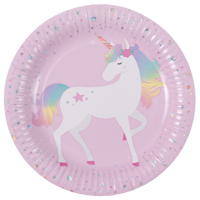 Единорог Тарелки Единорог дивный 23см 6шт 1502-6569