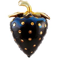  Шар фигура GLAM Клубника черная 1207-6583