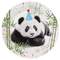 Тарелка Панды фотографичные 17см 6шт