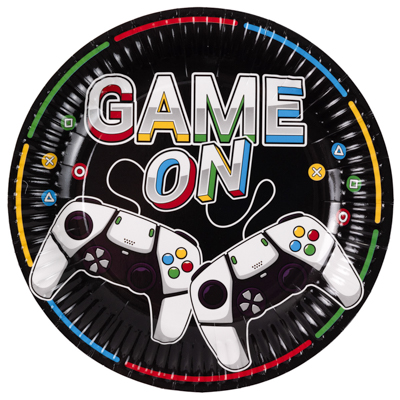 Тарелки Тарелка GAME ON 23см 6шт