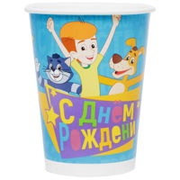 Простоквашино Стакан С ДР Простоквашино 250мл 6шт 1502-6852