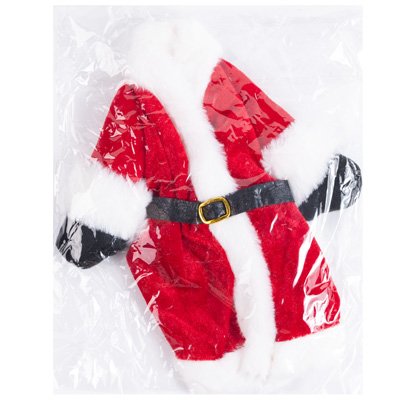 Праздничные аксессуары Украшение для бутылки шуба Деда Мороза