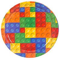 Тарелки большие Конструктор, 6 шт