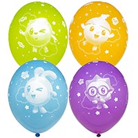 Шары 36см ДР Малышарики