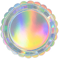 Перламутровая Тарелки малые блестящие Перламутр, 6 шт 1502-3506