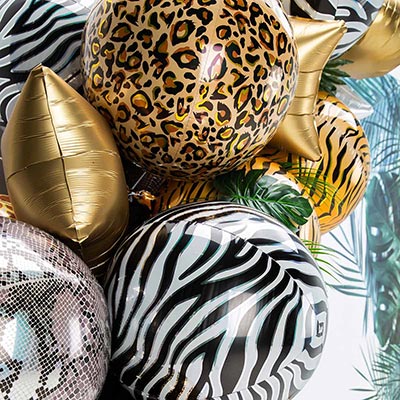 Шарики из фольги Шар 3D сфера 40см Жираф Сафари