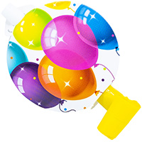 Языки-гудки Шары Кристальные, 6 шт