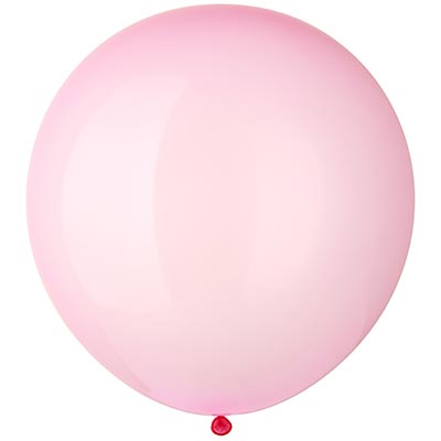Шар крист Bubble розовый 60см В250/044