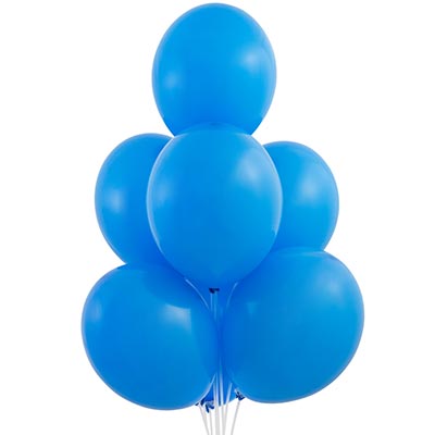 Шарики из латекса Шарик 32см, цвет 012 Пастель Mid Blue
