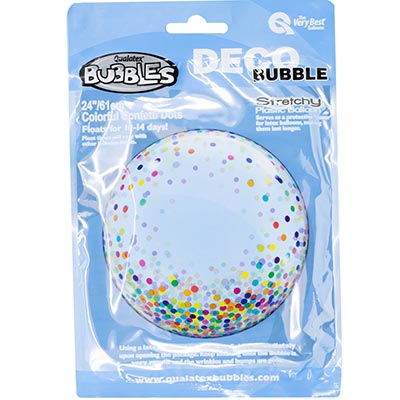 Bubble Шар BUBBLE DECO 61см Конфетти разноцветн