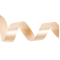 Лента атласная песочная 25ммх27,4м