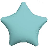 Шар Звезда 45см Cатин Aquamarine