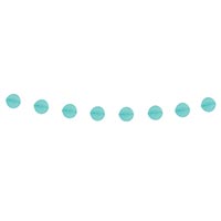 Голубая Гирлянда-шары бумажная голубая, 3 м 1404-0441