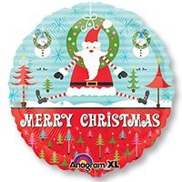 Шар 45см Санта игривый