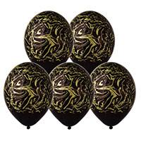 Мрамор Шары 35см Мрамор черный/золотой 1103-3080