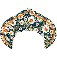 Цветы Любимым Кокошник-Ободок Ромашки 1501-6821