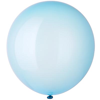 Шар крист Bubble голубой 60см В250/042