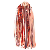 Гирлянда тассел фольга Розовое Золото