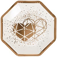 Тарелки фигурные Свадьба Luxe Vanilla