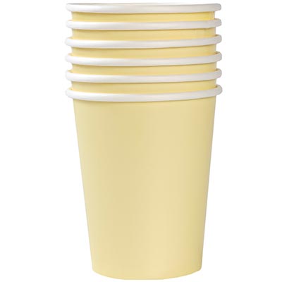 Стаканы Стаканы Пастель желтая 6шт