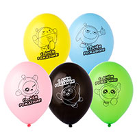 Шары 35см с рисунком С ДР Эгги гонки