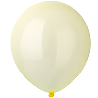 Шары 30см кристалл желтые Весёлая Затея