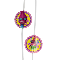 Трубочки для коктейля Тролли, 6 штук