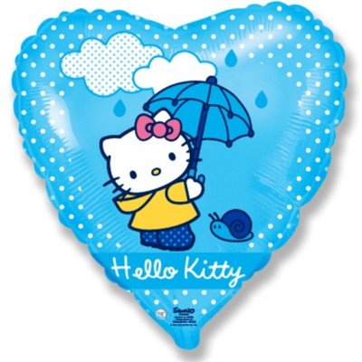 Шар 18" Hello Kitty с зонтом