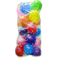 Пакет для надутых шаров с рисунком Точки