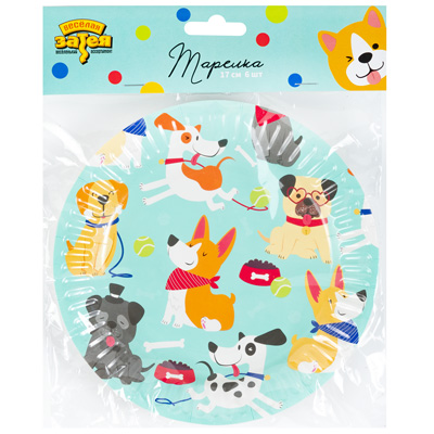 Тарелки Тарелки Собачки 17см 6шт