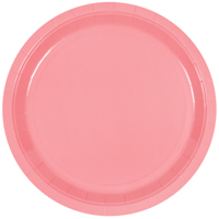 Розовая Тарелка розовая 23см 6шт 1502-6074