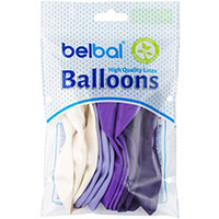 Шарики 32см ассорти Лиловая гамма 12шт