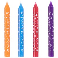 Свечи для торта Звезда 8см 12шт