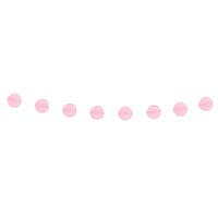 Розовая Гирлянда-шары бумажная розовая, 3 м 1404-0442