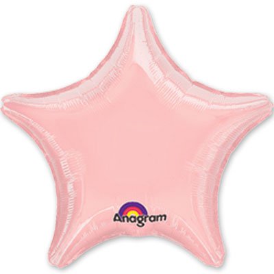 Шарик 45см звезда Металлик Pearl Pink